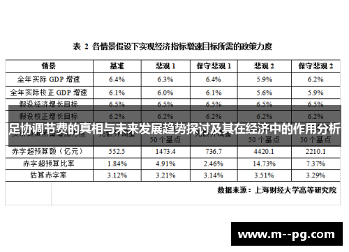 足协调节费的真相与未来发展趋势探讨及其在经济中的作用分析